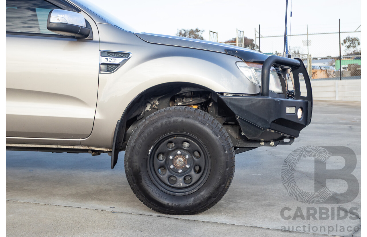 7/2013 Ford Ranger XLT 3.2 (4x4) PX Dual Cab Utility Sparkling Gold Metallic Turbo Diesel 3.2L
