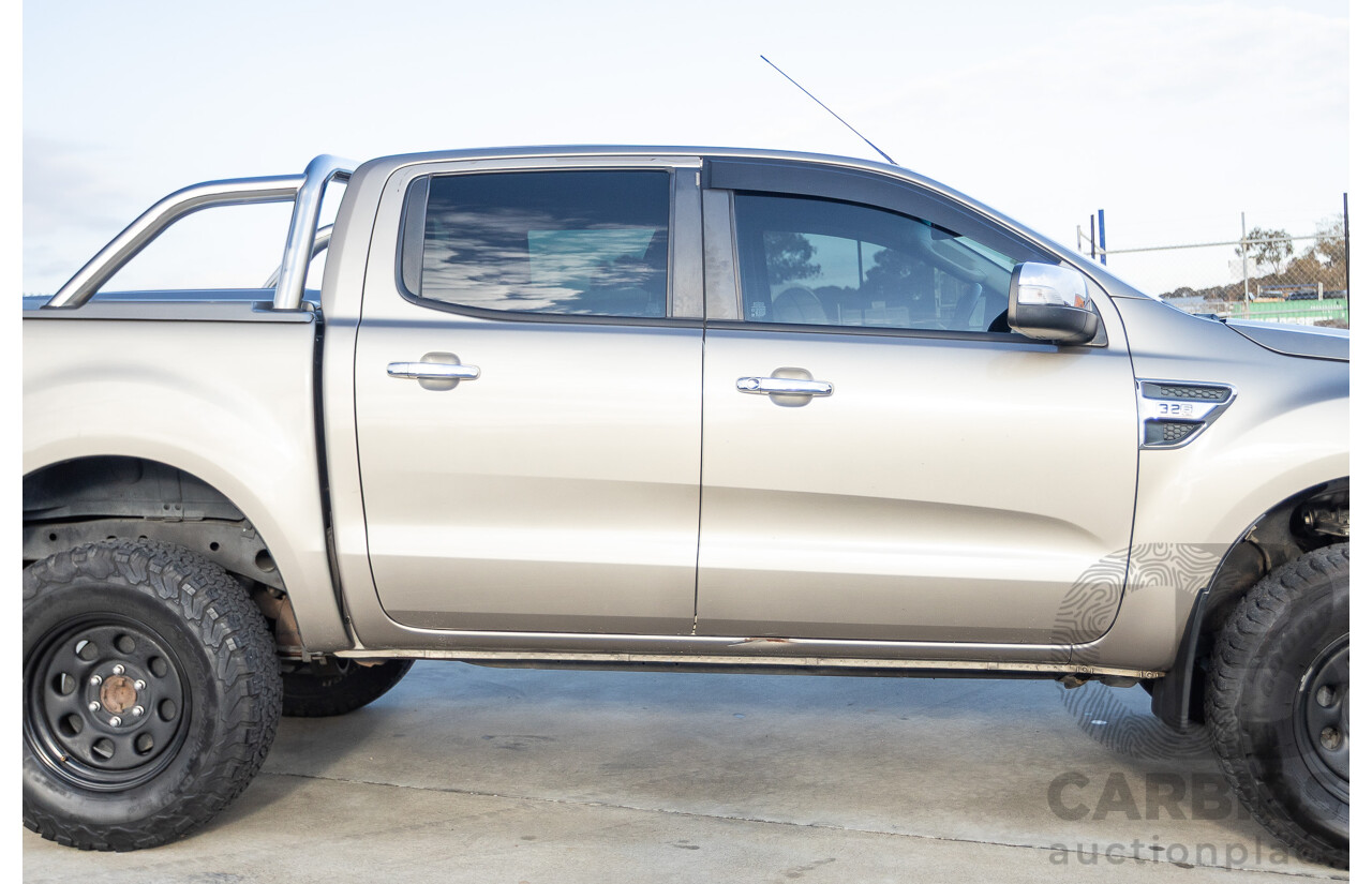 7/2013 Ford Ranger XLT 3.2 (4x4) PX Dual Cab Utility Sparkling Gold Metallic Turbo Diesel 3.2L