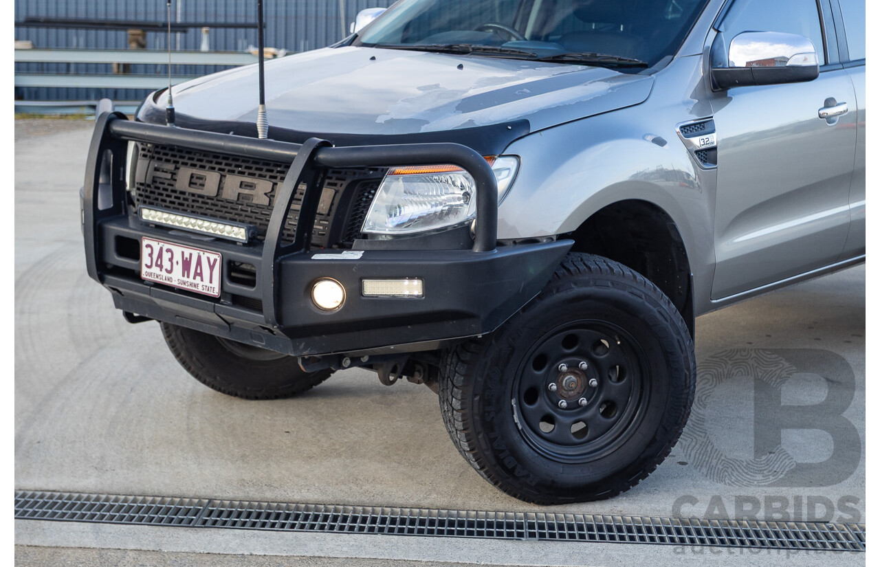 7/2013 Ford Ranger XLT 3.2 (4x4) PX Dual Cab Utility Sparkling Gold Metallic Turbo Diesel 3.2L