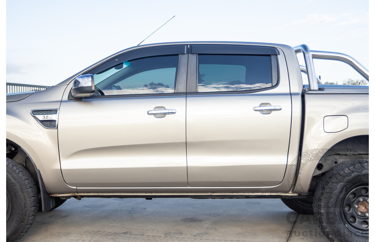 7/2013 Ford Ranger XLT 3.2 (4x4) PX Dual Cab Utility Sparkling Gold Metallic Turbo Diesel 3.2L