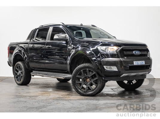 01/2018 Ford Ranger WILDTRAK 3.2 (4x4) PX MKII MY18 Dual Cab P/Up Shadow Black Turbo Diesel 3.2L