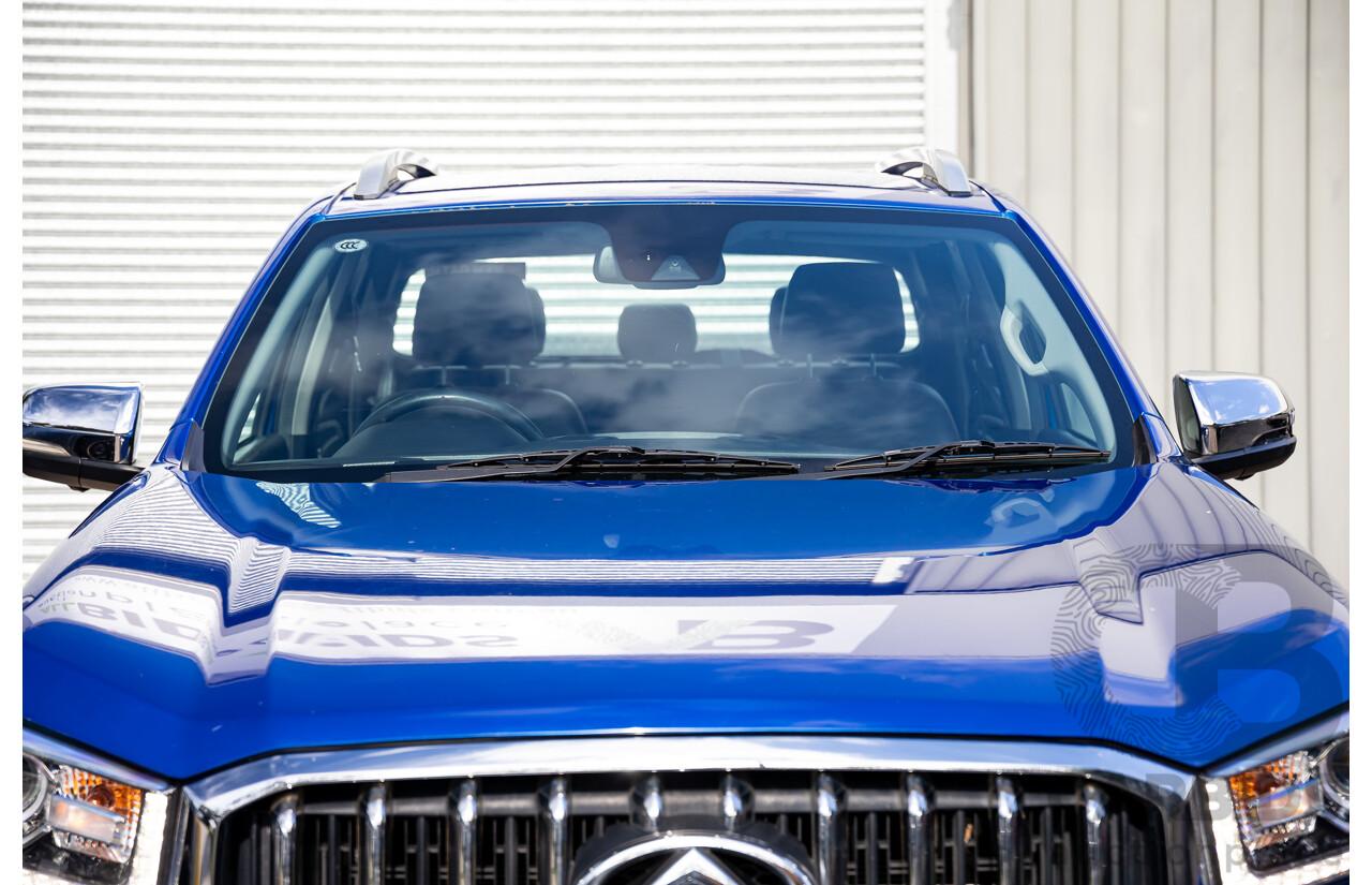 11/2019 LDV T60 Luxe (4x4) SK8C Double Cab Utility Jewel Blue Metallic Turbo Diesel 2.8L