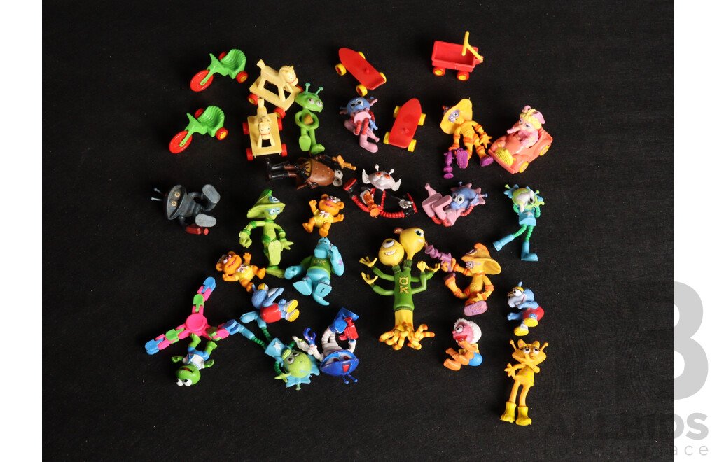 Collection of 1980's McDonald's Baby Muppet Figures, Monster University, Transformer and More