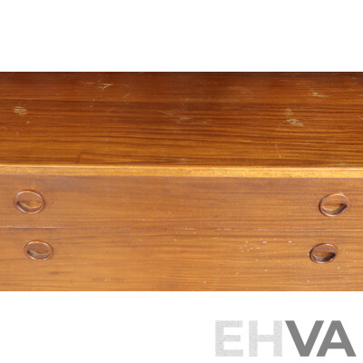 Teak Veneered Single Drawer Sideboard by Moderntone Furniture