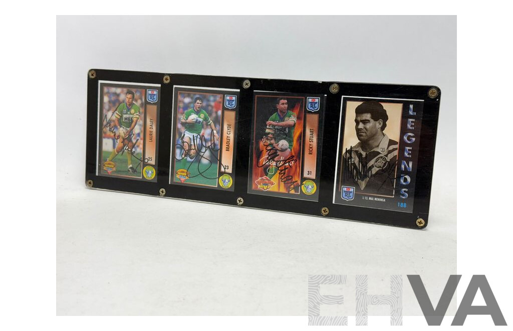 Canberra Riders Signed Cards - Lot of 8