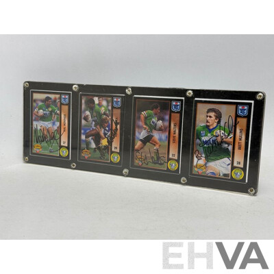 Canberra Riders Signed Cards - Lot of 8