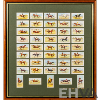 Collection of Vintage Cigarette Cards, Melbourne Cup Winners From 1861 to 1905