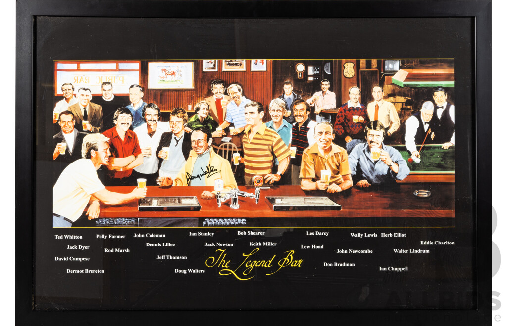 Legend Bar - Print of Iconic Australian Sporting Legends