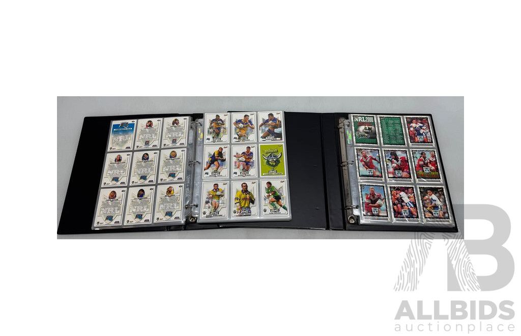 NRL Collector Card Sets From 2001 to 2003 in Official Folders