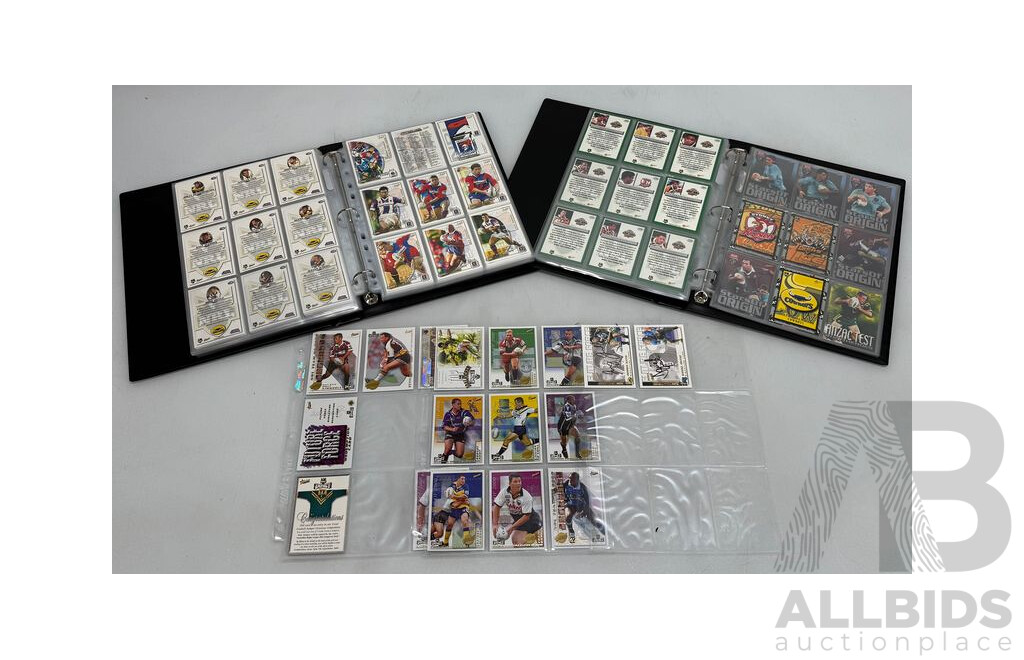 NRL Collector Card Sets From 2001 to 2003 in Official Folders