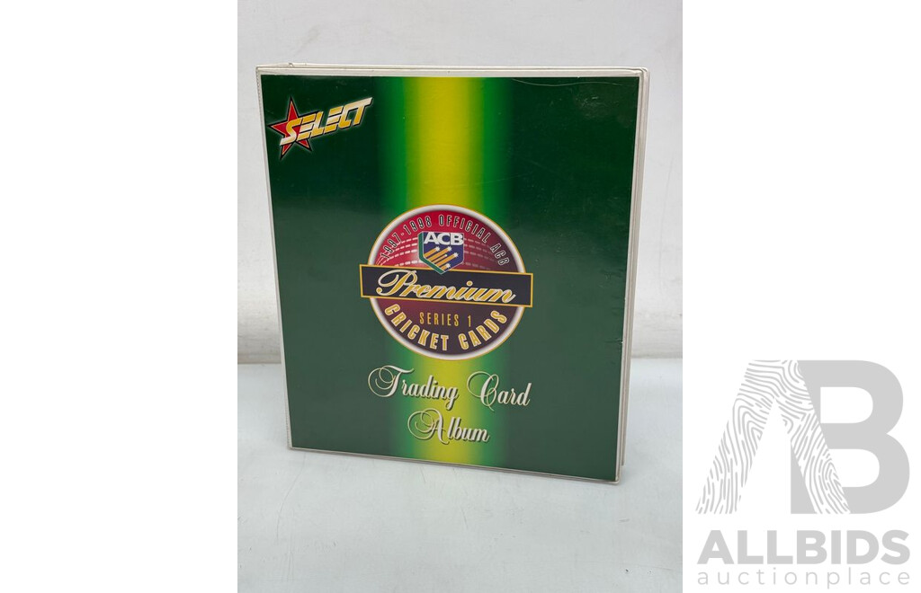Cricket Collector Cards in Authentic Folder