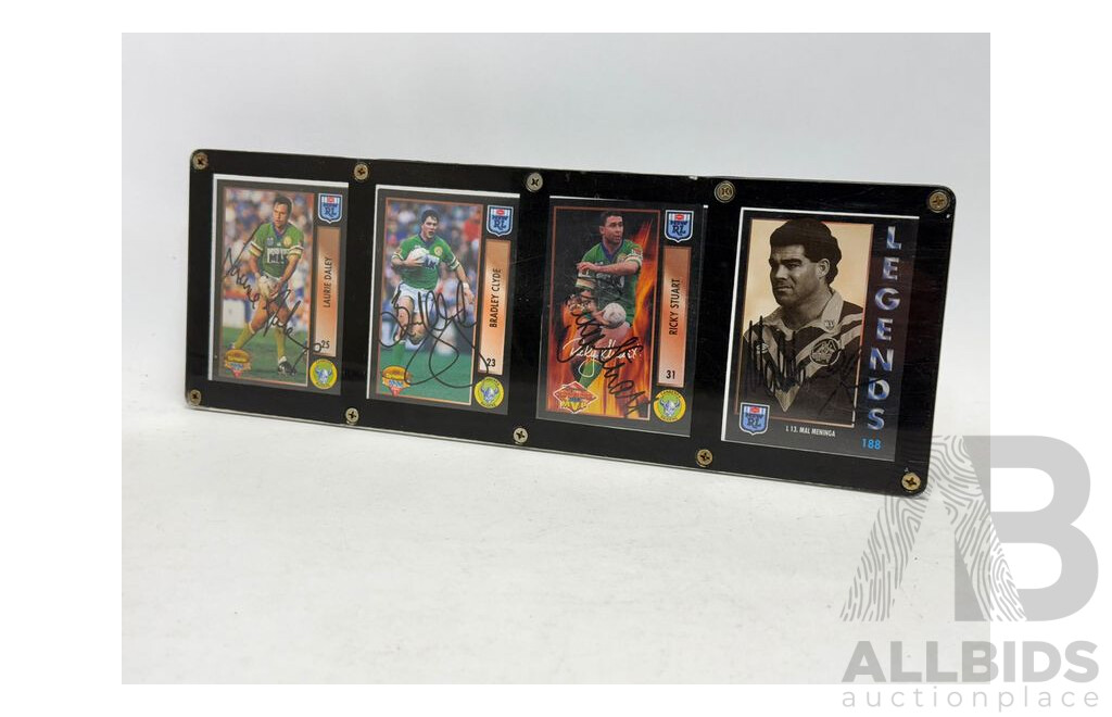 Canberra Riders Signed Cards - Lot of 8