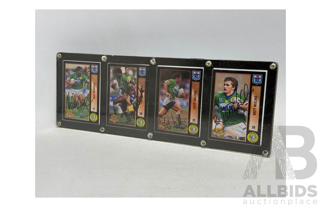 Canberra Riders Signed Cards - Lot of 8