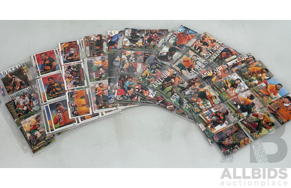 Collection of Australian Rugby Union Trading Cards