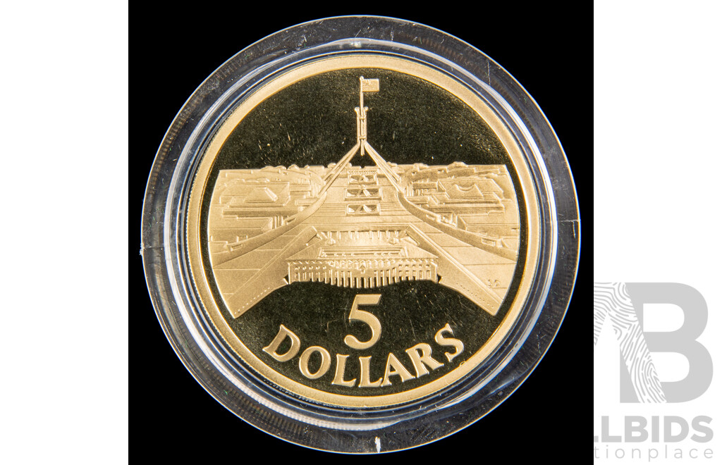 Australian RAM 1988 Proof Five Dollar Coin