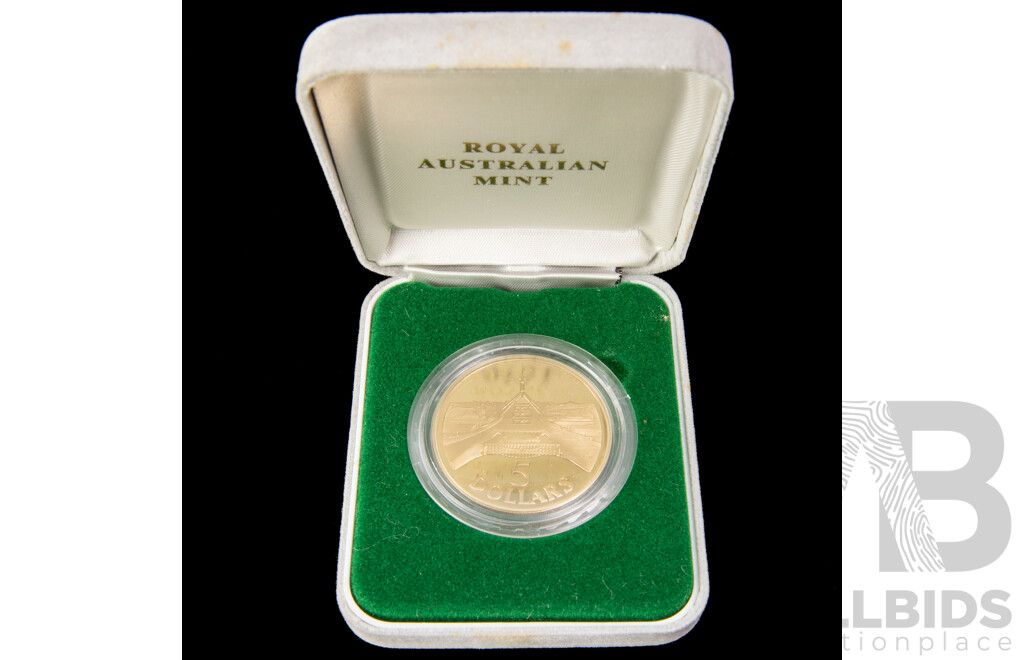 Australian RAM 1988 Proof Five Dollar Coin