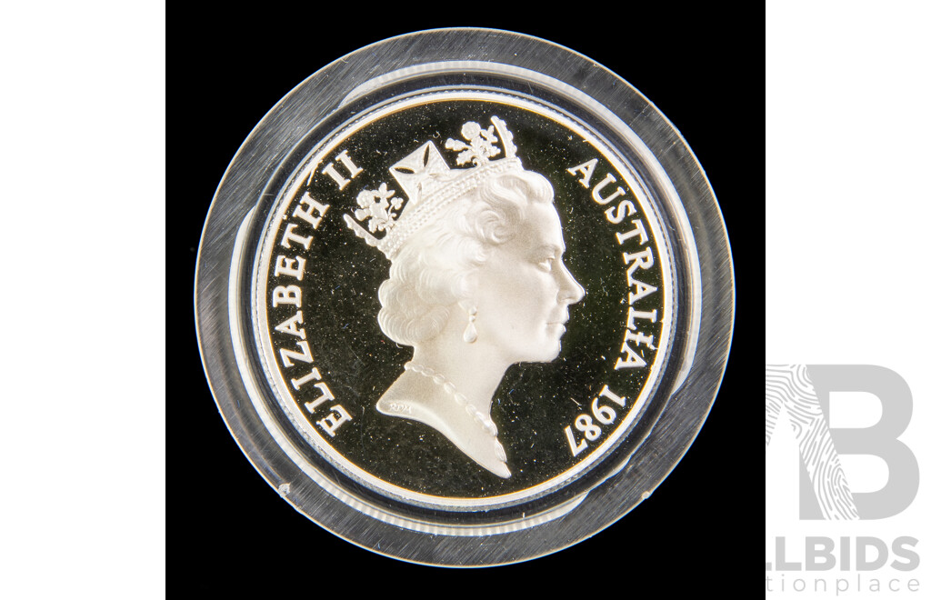 Australian RAM 1987 Silver Proof Ten Dollar Coin, State Series, New South Wales.925