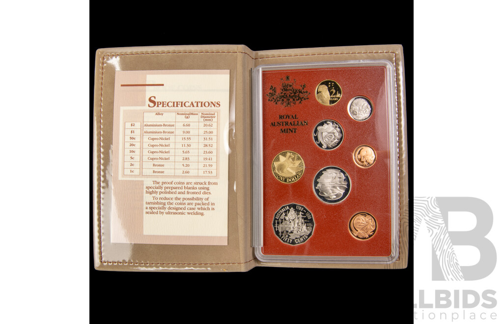 Australian RAM 1988 Eight Proof Coin Set