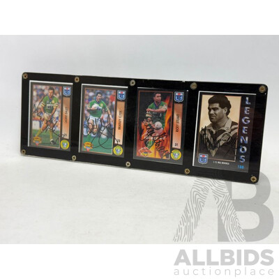 Canberra Riders Signed Cards - Lot of 8