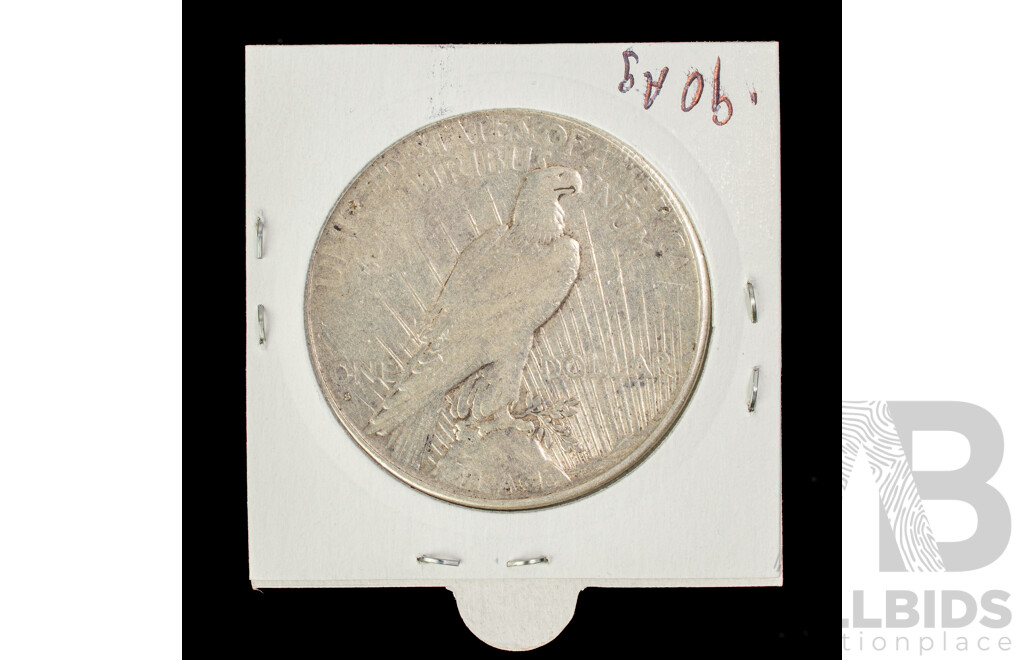 USA 1926 Silver Peace Dollar, San Francisco Mint .900