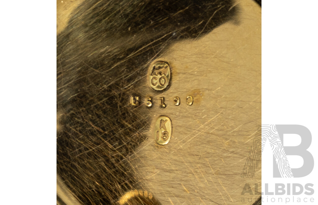 18ct Antique Am.Watch Co. Hillside Waltham Mass Made for C.Hafer George St Sydney, Circa 1883, 110 Grams