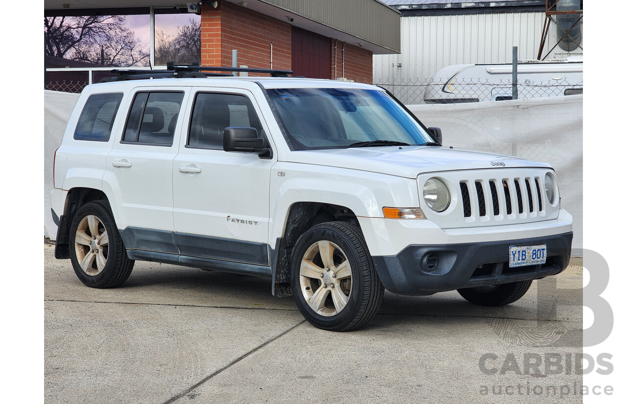 9/2011 Jeep Patriot Sport MK 4d Wagon White 2.4L
