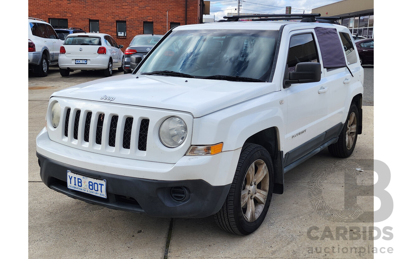 9/2011 Jeep Patriot Sport MK 4d Wagon White 2.4L