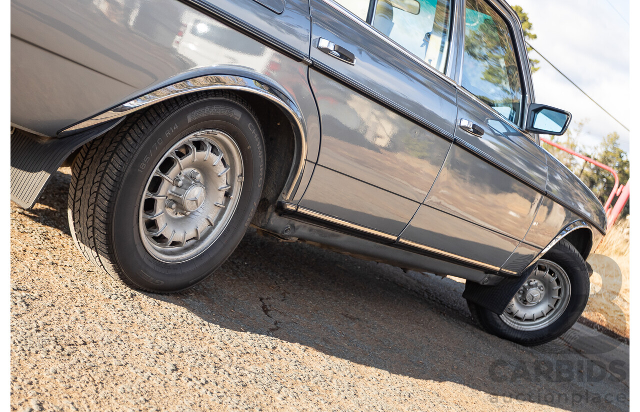 02/1984 Mercedes Benz 230E W123 4d Sedan Grey 2.3L