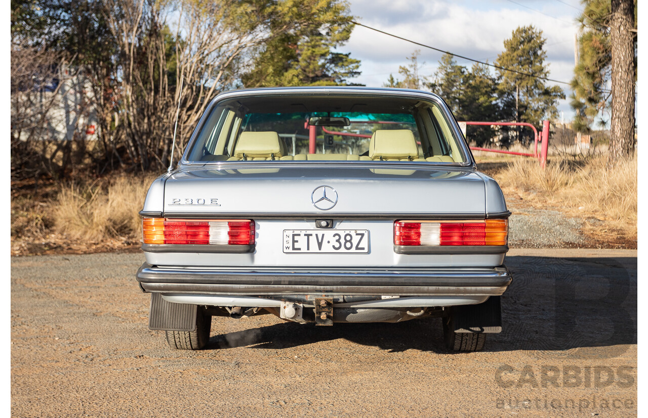 02/1984 Mercedes Benz 230E W123 4d Sedan Grey 2.3L