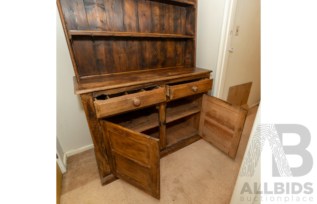 Rustic Timber Welsh Dresser