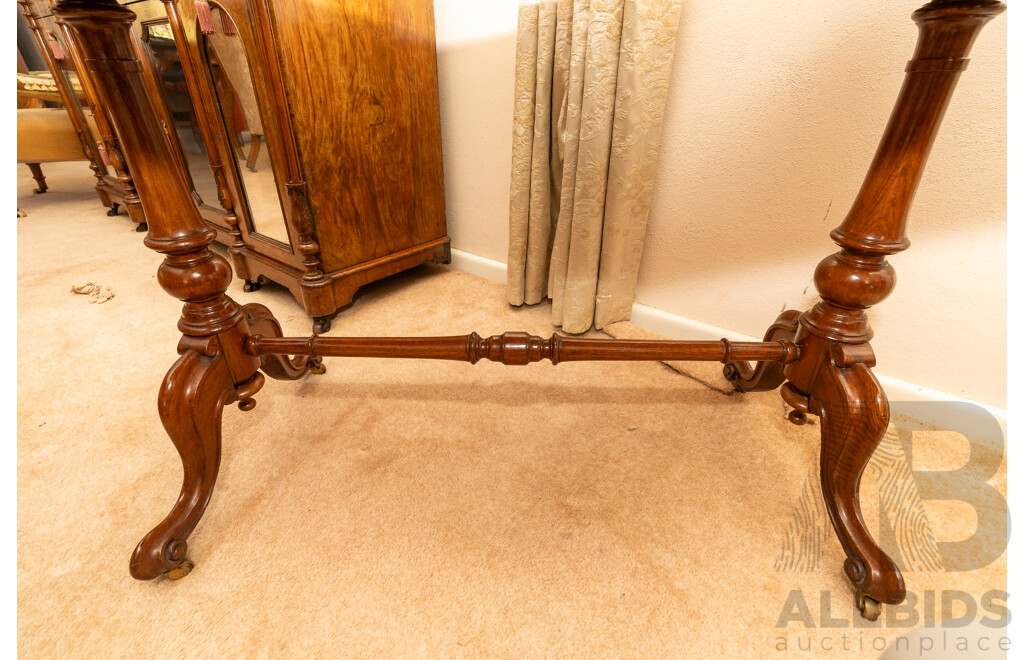 Victorian Walnut Sofa Table