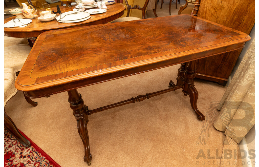 Victorian Walnut Sofa Table