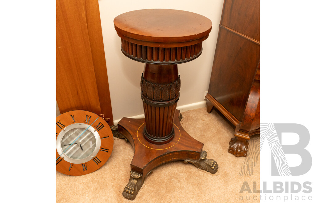 Victorian Mahogany Turned Pedestal