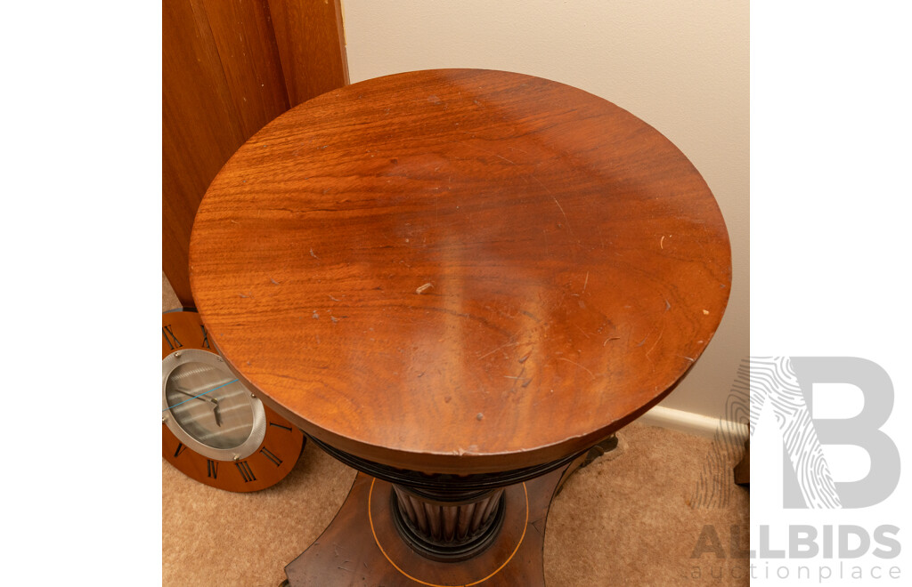 Victorian Mahogany Turned Pedestal