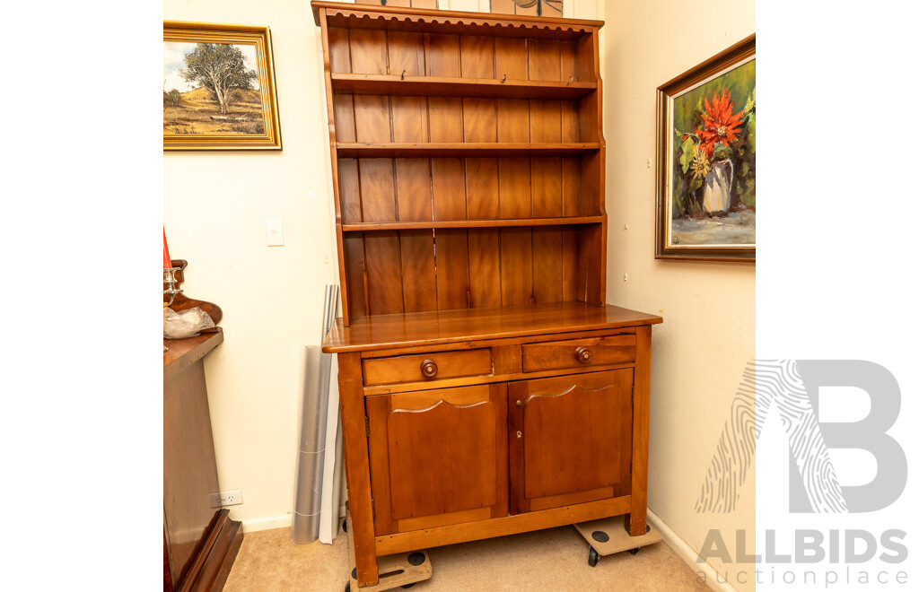Victorian Pine Buffet and Hutch