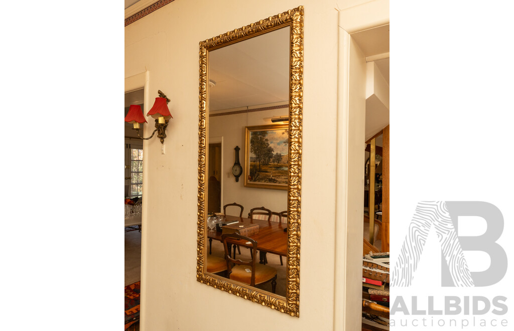 Gold Tone Gilt Frame Mirror