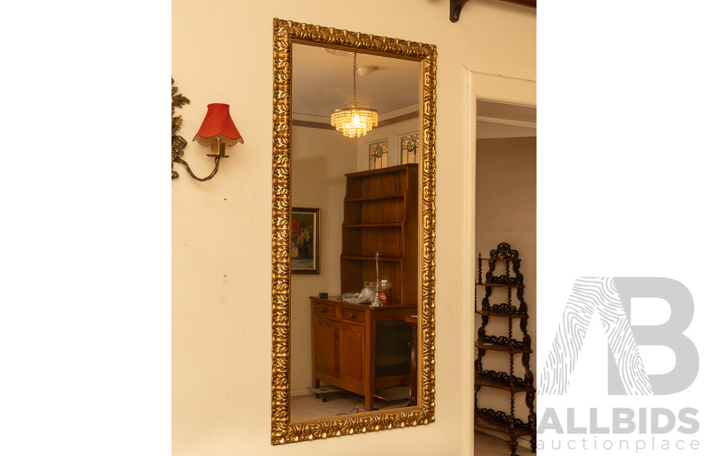 Gold Tone Gilt Frame Mirror