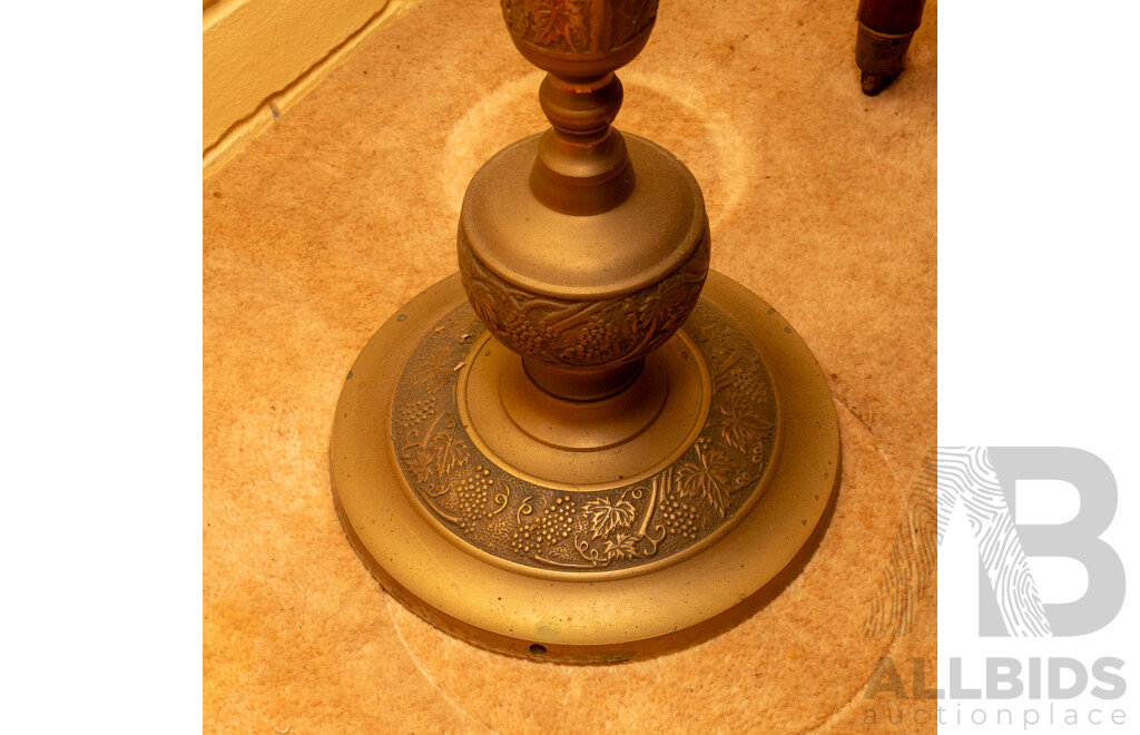 Indian Brass Floor Lamp