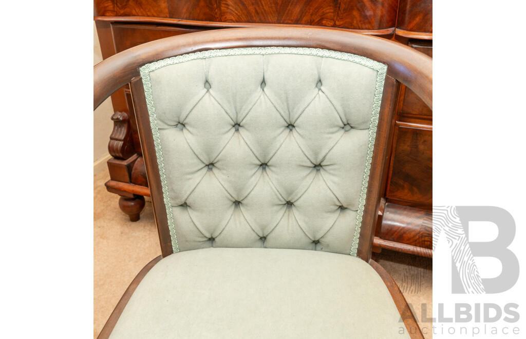 Modern Upholstered Tub Chair