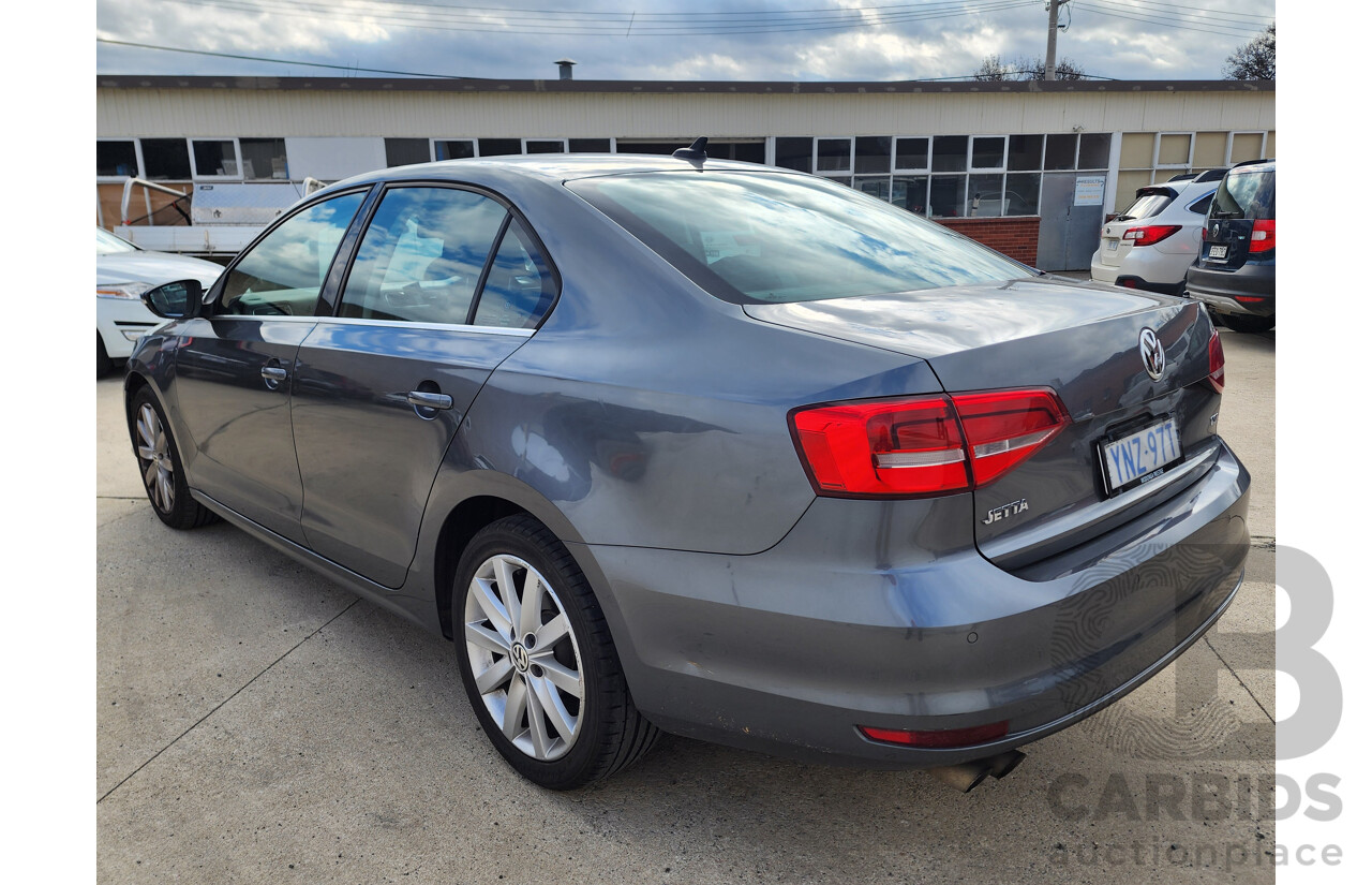 1/2015 Volkswagen Jetta 118 TSI Comfortline 1KM MY15 4d Sedan Grey 1.4L