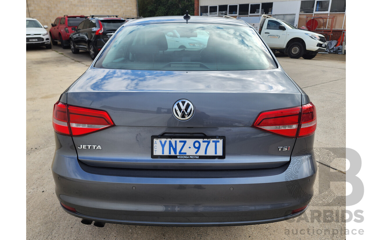 1/2015 Volkswagen Jetta 118 TSI Comfortline 1KM MY15 4d Sedan Grey 1.4L