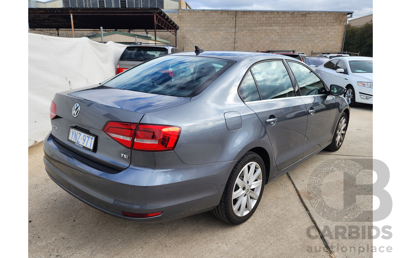 1/2015 Volkswagen Jetta 118 TSI Comfortline 1KM MY15 4d Sedan Grey 1.4L