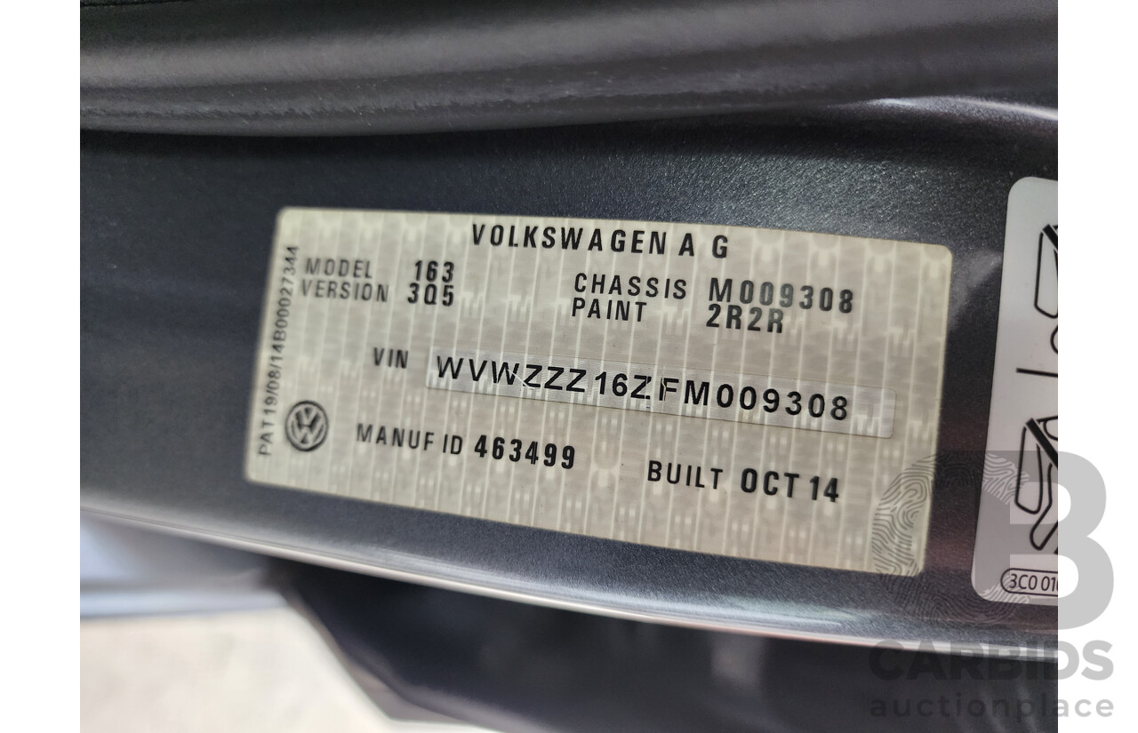 1/2015 Volkswagen Jetta 118 TSI Comfortline 1KM MY15 4d Sedan Grey 1.4L