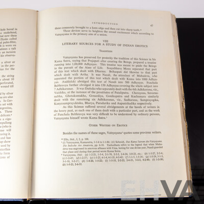 Collection Eight Books Relating to Erotic Subjects Including the Vatsyayana's Kamasutra, DB Taraporevala Sons Private Edition, 1963, The Red Thread of Passion by D Guy and More