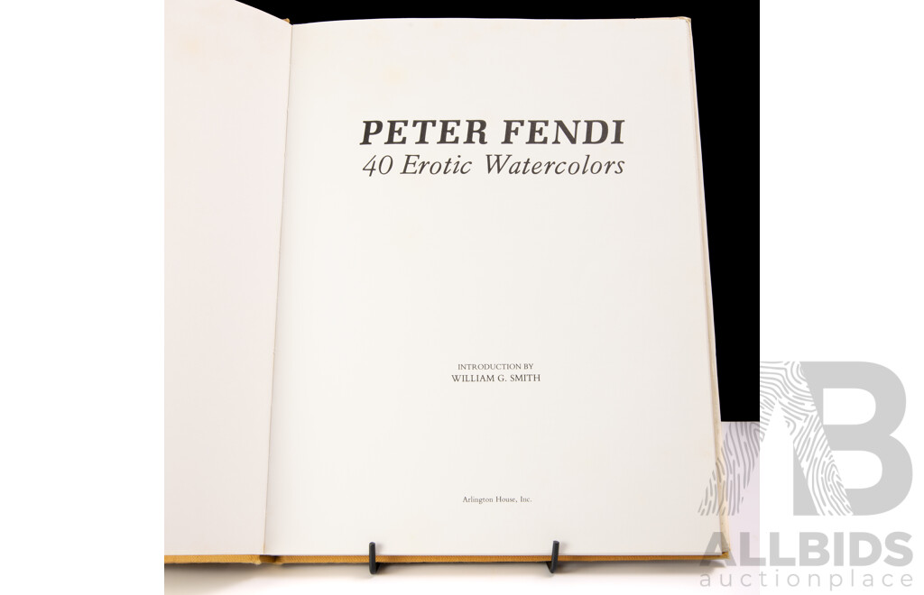 First American Edition, Peter Fendi, 40 Erotic Watercolors, Arlington Books, 1984, Hardcover with Dust Jacket Along with Limited Edition of 4000, Mirka Lugosi, Mademoiselle, Last Gasp, 2002, Hardcover