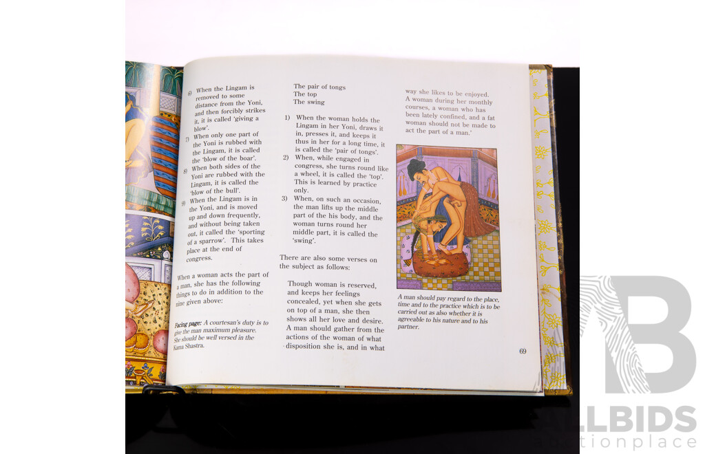 Collection Eight Books Relating to Erotic Subjects Including the Vatsyayana's Kamasutra, DB Taraporevala Sons Private Edition, 1963, The Red Thread of Passion by D Guy and More