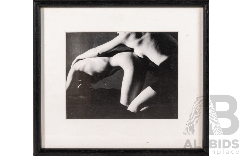 Artist Unknown, Pair of Black and White Erotica Photographs, 43 x 36 cm (largest frame) (2)