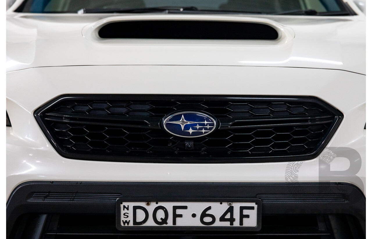 08/2017 Subaru WRX Premium (AWD) MY18 4D Sedan Crystal White Pearl Turbo 2.0L