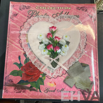 Assorted Photo Frames, Albums, and Wishing Cards