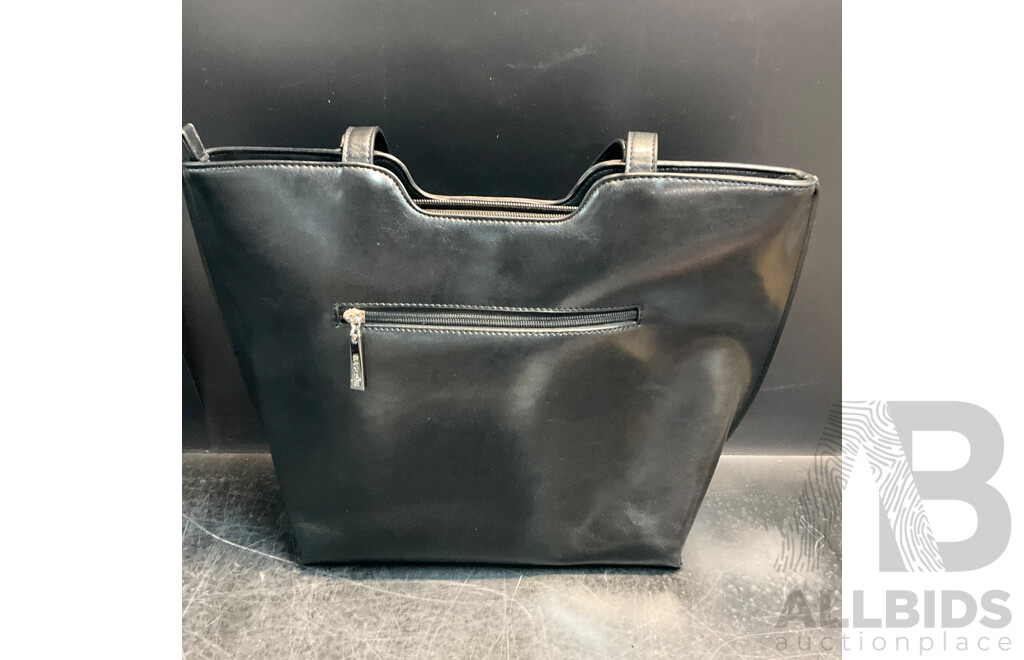 STATUS ANXIETY Leather Crossbody Bag & BASQUE Black Shoulder Bag & CEllINI Crossbody Bag - Lot of 4
